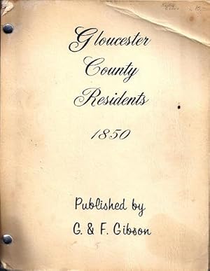 Gloucester County Residents, 1850