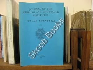 Seller image for Journal of the Warburg and Courtauld Institutes; Volume XXVI for sale by PsychoBabel & Skoob Books