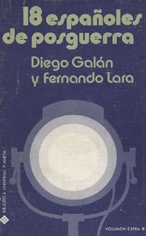 Imagen del vendedor de 18 ESPAOLES DE POSGUERRA a la venta por Librera Raimundo