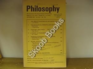 Seller image for Philosophy: The Journal of the Royal Institute of Philosophy: Vol. XLV, No. 174, October 1970 for sale by PsychoBabel & Skoob Books
