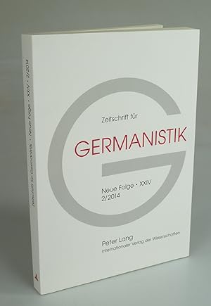 Bild des Verkufers fr Zeitschrift Fr Germanistik Neue Folge XXIV, 2 / 2014. zum Verkauf von Antiquariat Dorner