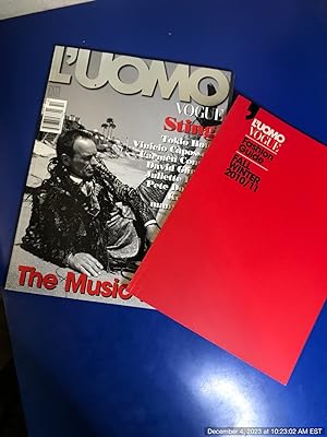 Seller image for L'UOMO Vogue, No. 414, October 2010. International edition THE MUSIC ISSUE WITH STINIG ON COVER AND FASHION GUIDE FOR FALL/WINTER 2010-11 for sale by Redux Books