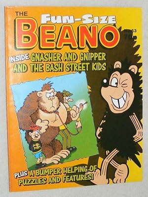 Fun-Size Beano No.53. Gnasher and Gnipper in 'The Dog From W.U.F.F.L.E.!', The Bash Street Kids i...