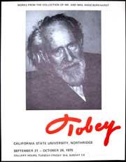 Portrait of Mark Tobey.