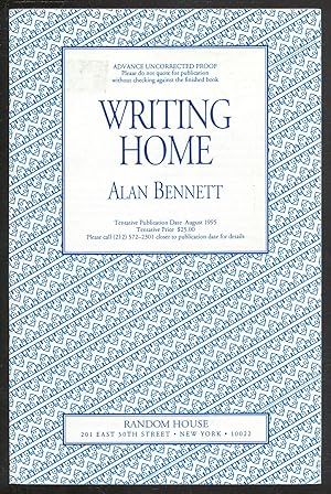 Seller image for Writing Home for sale by Between the Covers-Rare Books, Inc. ABAA