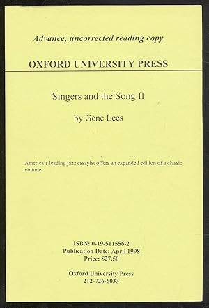 Seller image for Singers and the Song II for sale by Between the Covers-Rare Books, Inc. ABAA