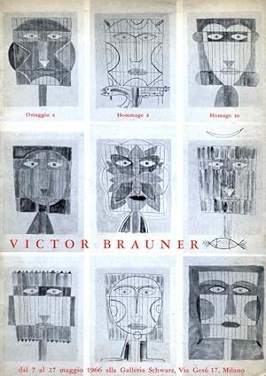 Bild des Verkufers fr Omaggio a / Hommage  / Homage to Victor Brauner zum Verkauf von Studio Bibliografico Marini