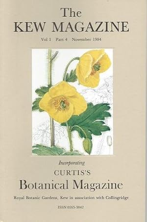 The Kew Magazine (Curtis's Botanical Magazine) Volume 1 Part 4 - includes 'Some Choice Cultivated...