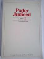 Imagen del vendedor de Revista Poder Judicial n 3 2 poca a la venta por Librera Ofisierra