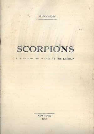 Seller image for Scorpions: Life Behind the Scenes At the Kremlin for sale by Masalai Press