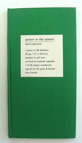 Image du vendeur pour Poison in the System [one of 25 copies in boards] mis en vente par Triolet Rare Books, ABAA