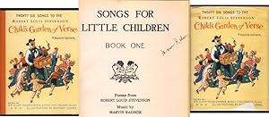 Twenty Six Songs to The Robert Louis Stevenson Child's Garden of Verses SIGNED