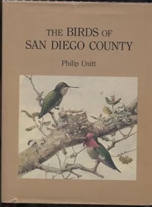 Bild des Verkufers fr The Birds of San Diego County zum Verkauf von E Ridge Fine Books