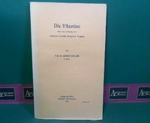 Imagen del vendedor de Die Vitamine, nebst einer Einleitung ber Chemische Dynamik biologischer Vorgnge. (= Die wissenschaftlichen Grundlagen der Ernhrung, Band 2). a la venta por Antiquariat Deinbacher