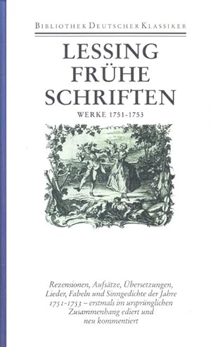 Bild des Verkufers fr Werke und Briefe Werke 1751-1753 : Hrsg. v. Jrgen Stenzel zum Verkauf von AHA-BUCH GmbH