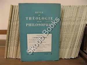 Seller image for Revue de Theologie et de Philosophie; 1952, III for sale by PsychoBabel & Skoob Books