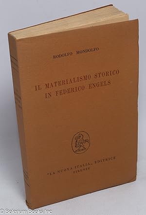 Imagen del vendedor de Il Materialismo Storico in Frederico Engels a la venta por Bolerium Books Inc.