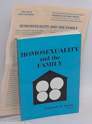 Seller image for Homosexuality and the Family for sale by Bolerium Books Inc.