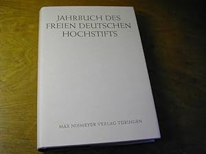 Bild des Verkufers fr Jahrbuch des Freien Deutschen Hochstifts: Jg 2008 zum Verkauf von Antiquariat Fuchseck