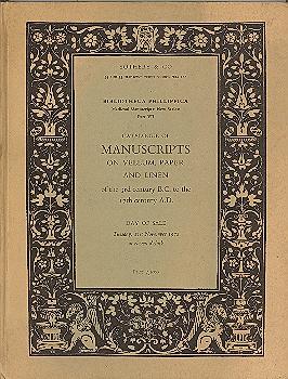Bibliotheca Phillippica: Medieval Manuscripts: New Series: Seventh Part