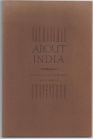 Seller image for About India. Part of a Novel with Drawings for sale by The Glass Key