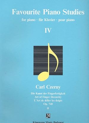 Bild des Verkufers fr Favourite Piano Studies IV zum Verkauf von Online-Buchversand  Die Eule
