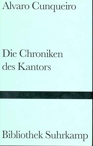 Imagen del vendedor de Die Chroniken des Kantors a la venta por Online-Buchversand  Die Eule