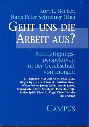 Image du vendeur pour Geht uns die Arbeit aus? mis en vente par Online-Buchversand  Die Eule