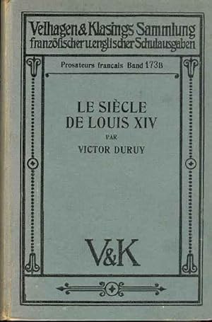 Bild des Verkufers fr Le Sicle de Louis XIV zum Verkauf von Online-Buchversand  Die Eule