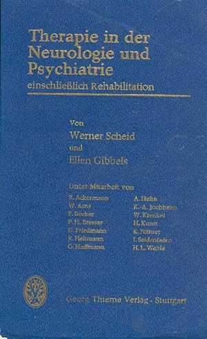 Therapie in der Neurologie und Psychiatrie einschließlich Rehabilitation.