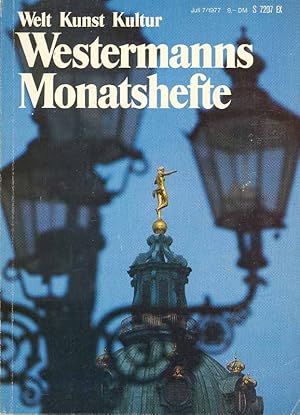 Seller image for Westermann Monatshefte Juli 7/1977. Welt - Kunst - Kultur. for sale by Online-Buchversand  Die Eule
