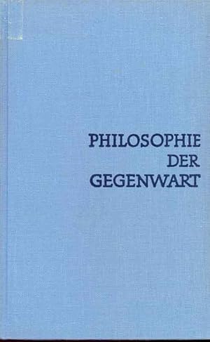 Imagen del vendedor de Philosophie der Gegenwart a la venta por Online-Buchversand  Die Eule