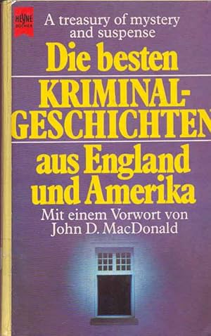 Bild des Verkufers fr Die besten Kriminalgeschichten aus England und Amerika. Deutsche Erstverffentlichung. zum Verkauf von Online-Buchversand  Die Eule