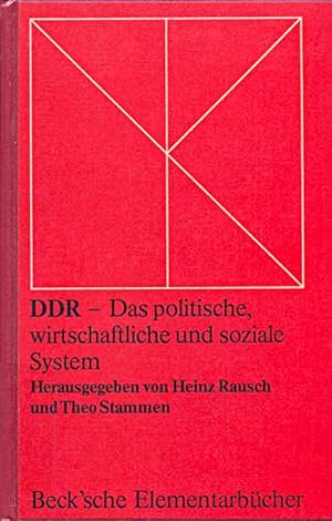 Seller image for DDR - Das politische, wirtschaftliche und soziale System for sale by Online-Buchversand  Die Eule