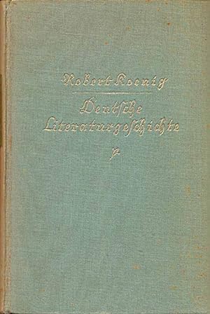 Seller image for Deutsche Literaturgeschichte for sale by Online-Buchversand  Die Eule