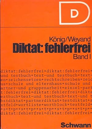 Seller image for Diktat: fehlerfrei - Band I for sale by Online-Buchversand  Die Eule