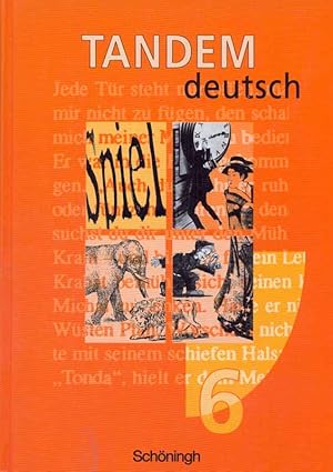 Bild des Verkufers fr Tandem deutsch - Ein Deutschbuch fr die Jahrgangsstufe 6 zum Verkauf von Online-Buchversand  Die Eule