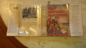 Seller image for What Happened At Midnight Mystery, 1931A-1 True 1st Edition, 1st Printing, THICK RED Cloth with Black Shield on Front, Series # 10 Hardy Boys IN Photo LASER Color COPY OF 1ST Edition DUSTJACKET with All the Points, One of the Toughest Red Hardys to Find, for sale by Bluff Park Rare Books