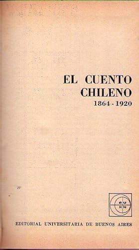 Seller image for EL CUENTO CHILENO 1864 - 1920 for sale by Buenos Aires Libros
