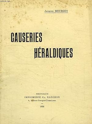 Immagine del venditore per CAUSERIES HERALDIQUES venduto da Le-Livre