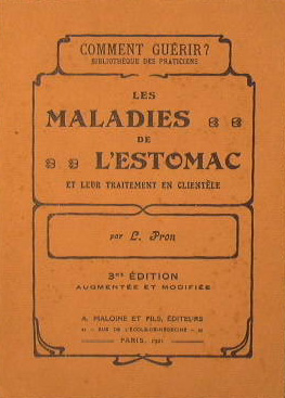 Imagen del vendedor de Les Maladies de l'Estomac et leur traitement en clientele a la venta por Antica Libreria Srl