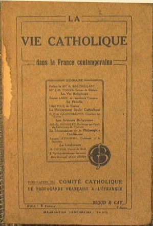 Seller image for La Vie Catholique dans la France contemporaine for sale by Antica Libreria Srl