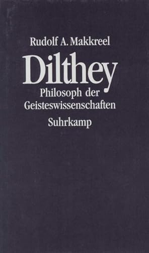 Bild des Verkufers fr Dilthey : Philosoph der Geisteswissenschaften zum Verkauf von AHA-BUCH GmbH