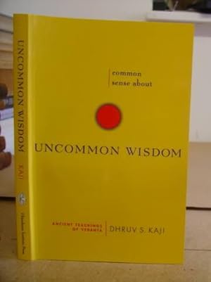 Bild des Verkufers fr Common Sense About Uncommon Wisdom - Ancient Teachings Of Vedanta zum Verkauf von Eastleach Books