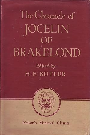Image du vendeur pour The Chronicle of Jocelin of Brakelond mis en vente par Mr Pickwick's Fine Old Books