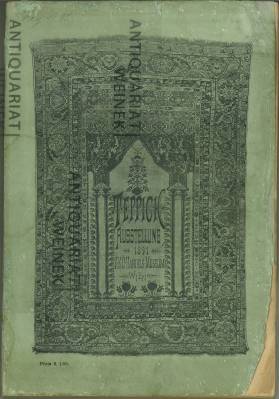 Seller image for Katalog der Ausstellung Orientalischer Teppiche im K. K. sterr. Handels-Museum 1891. Mit zahlreichen Holzschnitten. for sale by Antiquariat Weinek