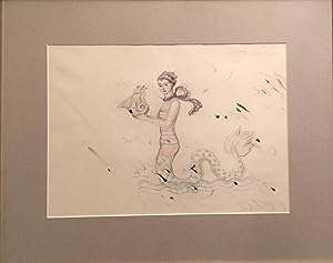 Original Sketch Signed with initials, folio, Aug. 1929