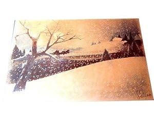 Bild des Verkufers fr Lithographies originale en couleurs sur Vlin d'Arches signe au crayon SCIORA - Paysage de Neige zum Verkauf von JOIE DE LIRE