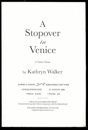 Seller image for A Stopover in Venice for sale by Bookmarc's