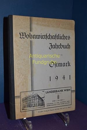 Bild des Verkufers fr Wohnwirtschaftliches Jahrbuch fr die Ostmark. zum Verkauf von Antiquarische Fundgrube e.U.